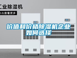 常见问题价值和价格除湿机企业如何选择