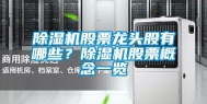 除湿机股票龙头股有哪些？除湿机股票概念一览
