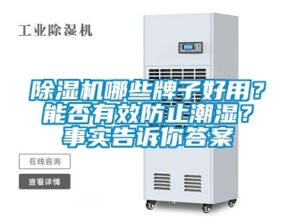 行业新闻除湿机哪些牌子好用？能否有效防止潮湿？事实告诉你答案
