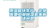 潮湿破坏生产，企业需要工业除湿机来解决问题