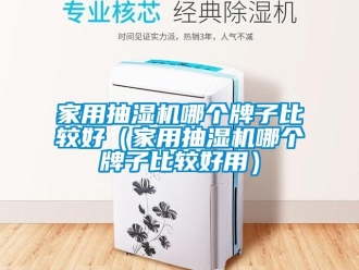 企业新闻家用抽湿机哪个牌子比较好（家用抽湿机哪个牌子比较好用）