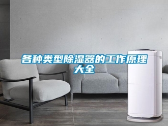 企业新闻各种类型除湿器的工作原理大全