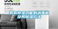 具有除湿功能的消毒柜及其除湿方法