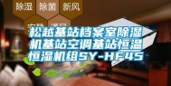 松越基站档案室除湿机基站空调基站恒温恒湿机组SY-HF45