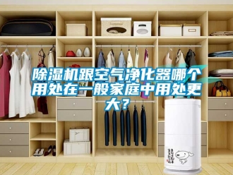 行业新闻除湿机跟空气净化器哪个用处在一般家庭中用处更大？