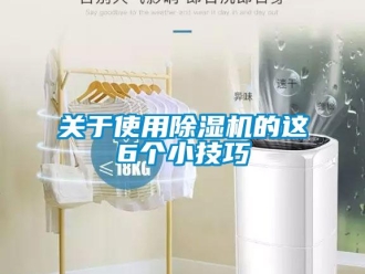 行业新闻关于使用除湿机的这6个小技巧