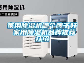 企业新闻家用除湿机哪个牌子好 家用除湿机品牌推荐介绍