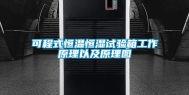 可程式恒温恒湿试验箱工作原理以及原理图