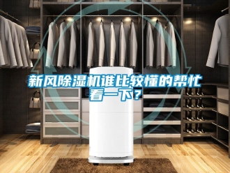 常见问题新风除湿机谁比较懂的帮忙看一下？