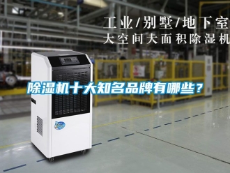 企业新闻除湿机十大知名品牌有哪些？