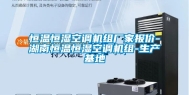 恒温恒湿空调机组厂家报价-湖南恒温恒湿空调机组-生产基地