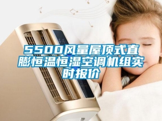常见问题5500风量屋顶式直膨恒温恒湿空调机组实时报价