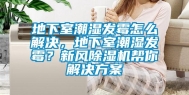 地下室潮湿发霉怎么解决，地下室潮湿发霉？新风除湿机帮你解决方案