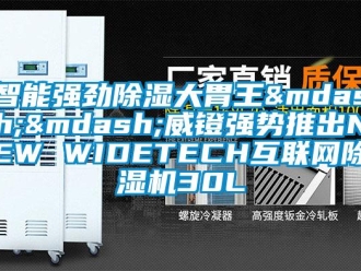 行业新闻智能强劲除湿大胃王&mdash;&mdash;威镫强势推出NEW WIDETECH互联网除湿机30L