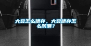 大豆怎么储存，大豆储存怎么防潮？
