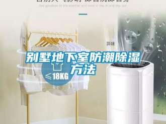 常见问题别墅地下室防潮除湿方法