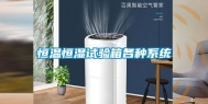 恒温恒湿试验箱各种系统