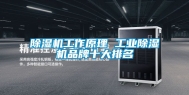 除湿机工作原理 工业除湿机品牌十大排名