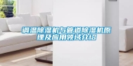 调温除湿机与管道除湿机原理及应用领域介绍