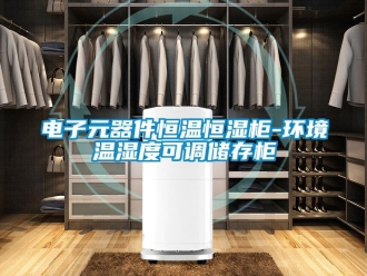 知识百科电子元器件恒温恒湿柜-环境温湿度可调储存柜