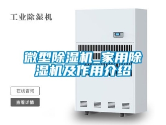 常见问题微型除湿机_家用除湿机及作用介绍