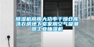 除湿机商用大功率干燥仓库洗衣房地下室家用空气吸潮器工业抽湿机
