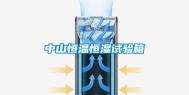 中山恒温恒湿试验箱