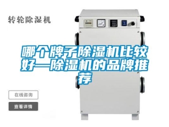 企业新闻哪个牌子除湿机比较好—除湿机的品牌推荐