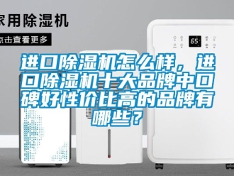 企业新闻进口除湿机怎么样，进口除湿机十大品牌中口碑好性价比高的品牌有哪些？