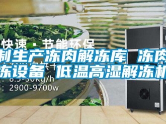 常见问题定制生产冻肉解冻库 冻肉解冻设备 低温高湿解冻机