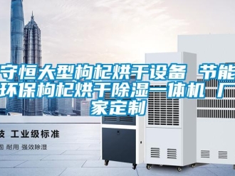 企业新闻守恒大型枸杞烘干设备 节能环保枸杞烘干除湿一体机 厂家定制