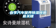 春季汽车保养除湿除菌最关键