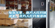 每到冬季，南方人打开除湿机，北方人打开加湿器