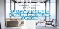 冷冻除湿机,夹胶玻璃除湿机,防爆除湿机,恒温恒湿机,转轮除湿机