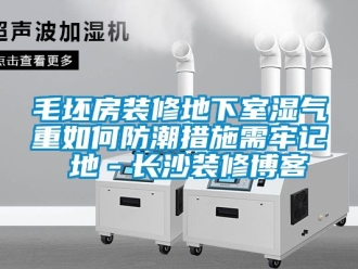 企业新闻毛坯房装修地下室湿气重如何防潮措施需牢记 地－长沙装修博客