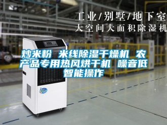 企业新闻炒米粉 米线除湿干燥机 农产品专用热风烘干机 噪音低智能操作