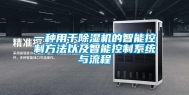 一种用于除湿机的智能控制方法以及智能控制系统与流程
