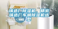 铸造厂除湿机，精密铸造厂车间除湿机选型