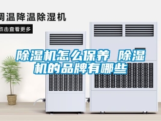 企业新闻除湿机怎么保养 除湿机的品牌有哪些