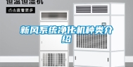 新风系统净化机种类介绍