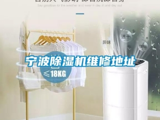 行业新闻宁波除湿机维修地址