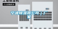 宁波除湿器公司｜厂家
