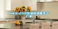 HWS-250恒温恒湿箱生产厂家