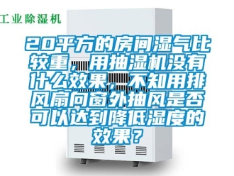 企业新闻20平方的房间湿气比较重，用抽湿机没有什么效果，不知用排风扇向窗外抽风是否可以达到降低湿度的效果？