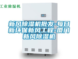 常见问题新风除湿机批发-每日新环保新风工程-厦门新风除湿机