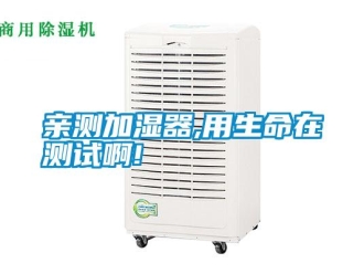 行业新闻亲测加湿器,用生命在测试啊!