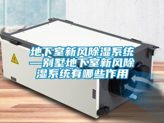 行业新闻地下室新风除湿系统—别墅地下室新风除湿系统有哪些作用