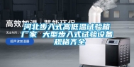 河北步入式高低温试验箱厂家 大型步入式试验设备 规格齐全