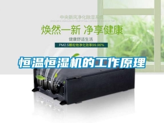 知识百科恒温恒湿机的工作原理