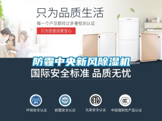 企业新闻防霾中央新风除湿机